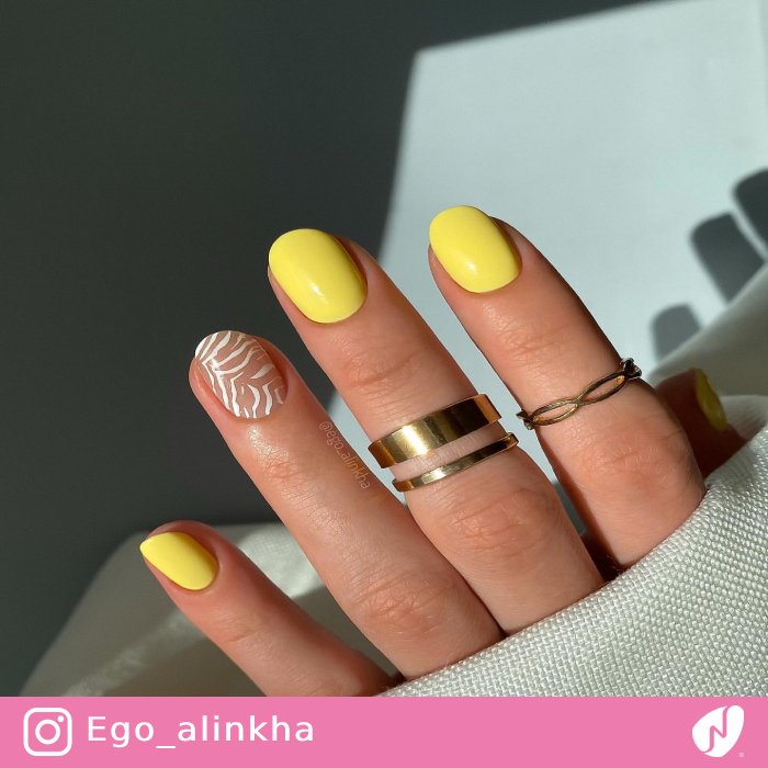 Sunshine Yellow Nails